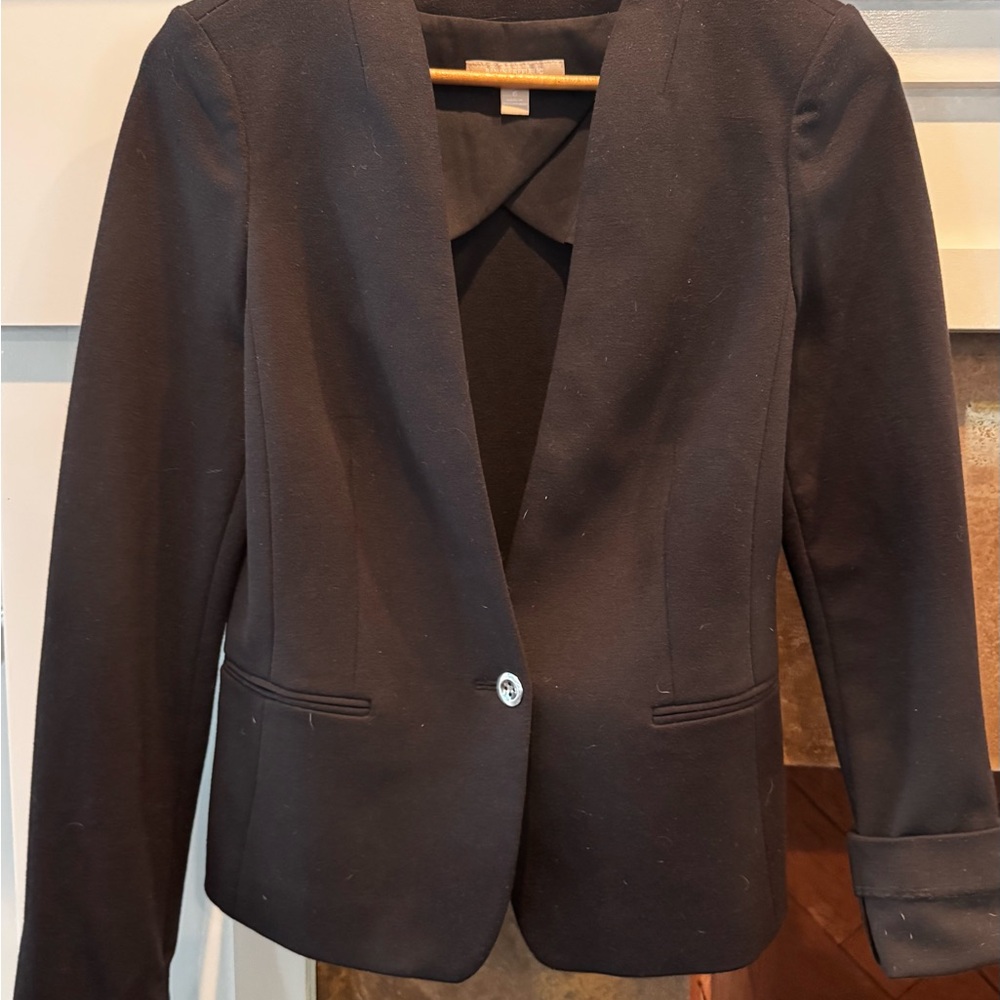 Banana Republic Black Women's Single-Button Blazer